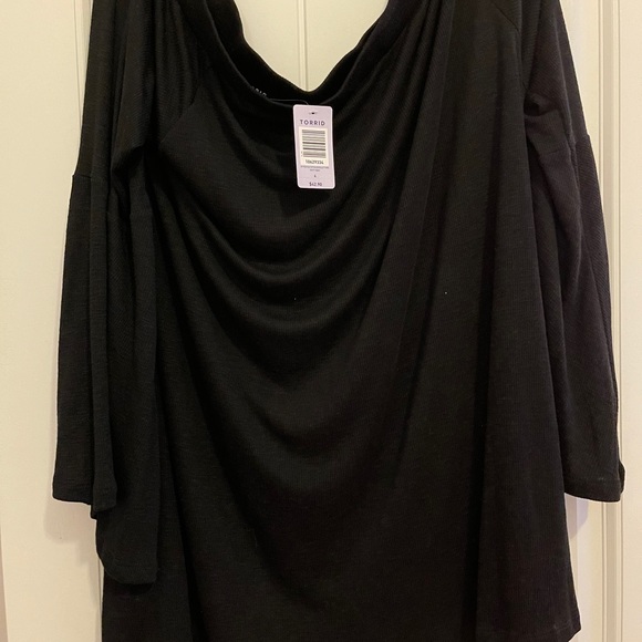 Off the Shoulder Ribbed Top